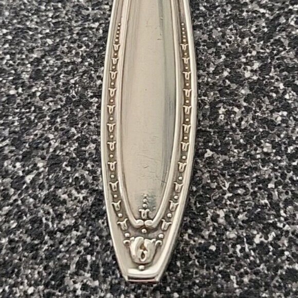 Wm.A. Rogers Heirloom Silver Plate Cold Meat Fork In Webster Pattern - Picture 4 of 6